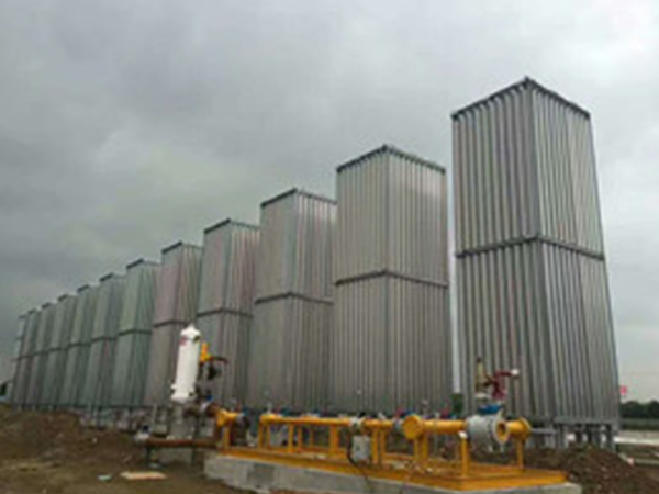 Liquid nitrogen air temperature vaporizer